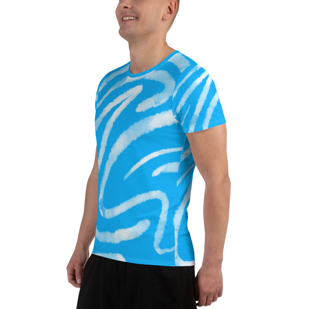Men's "Clouds" Polyester T Shirt
