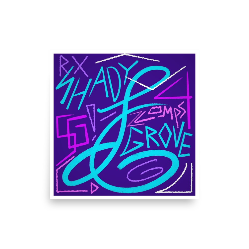 Shady Grove 18" by 18" Poster