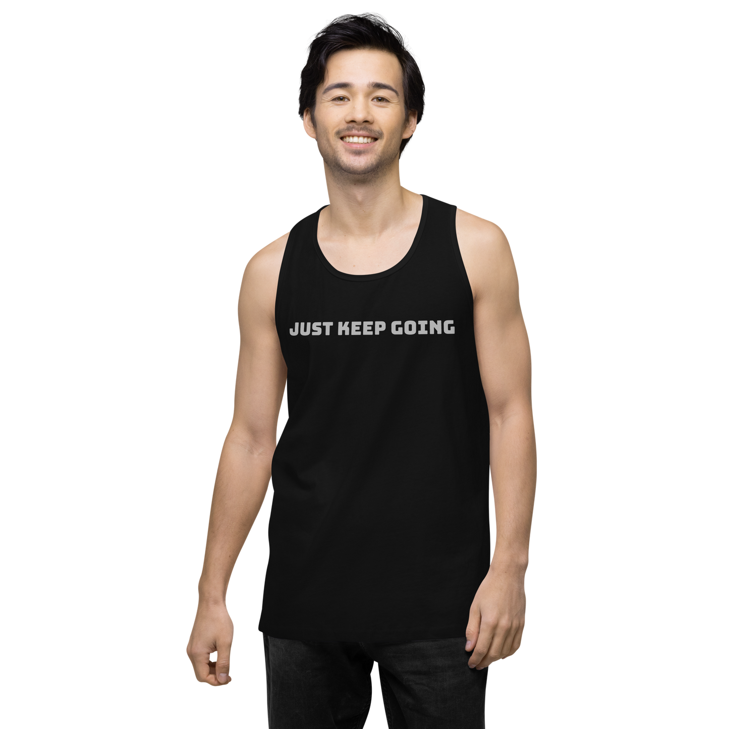 Men’s "Just Keep Going" Premium Tank Top