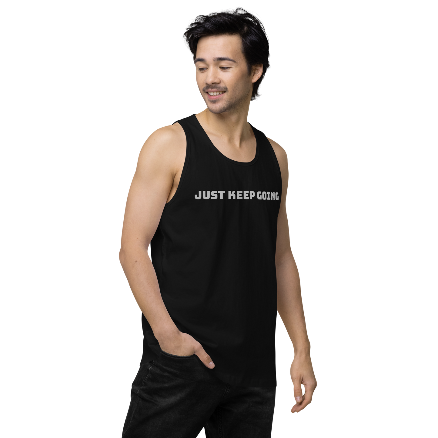 Men’s "Just Keep Going" Premium Tank Top