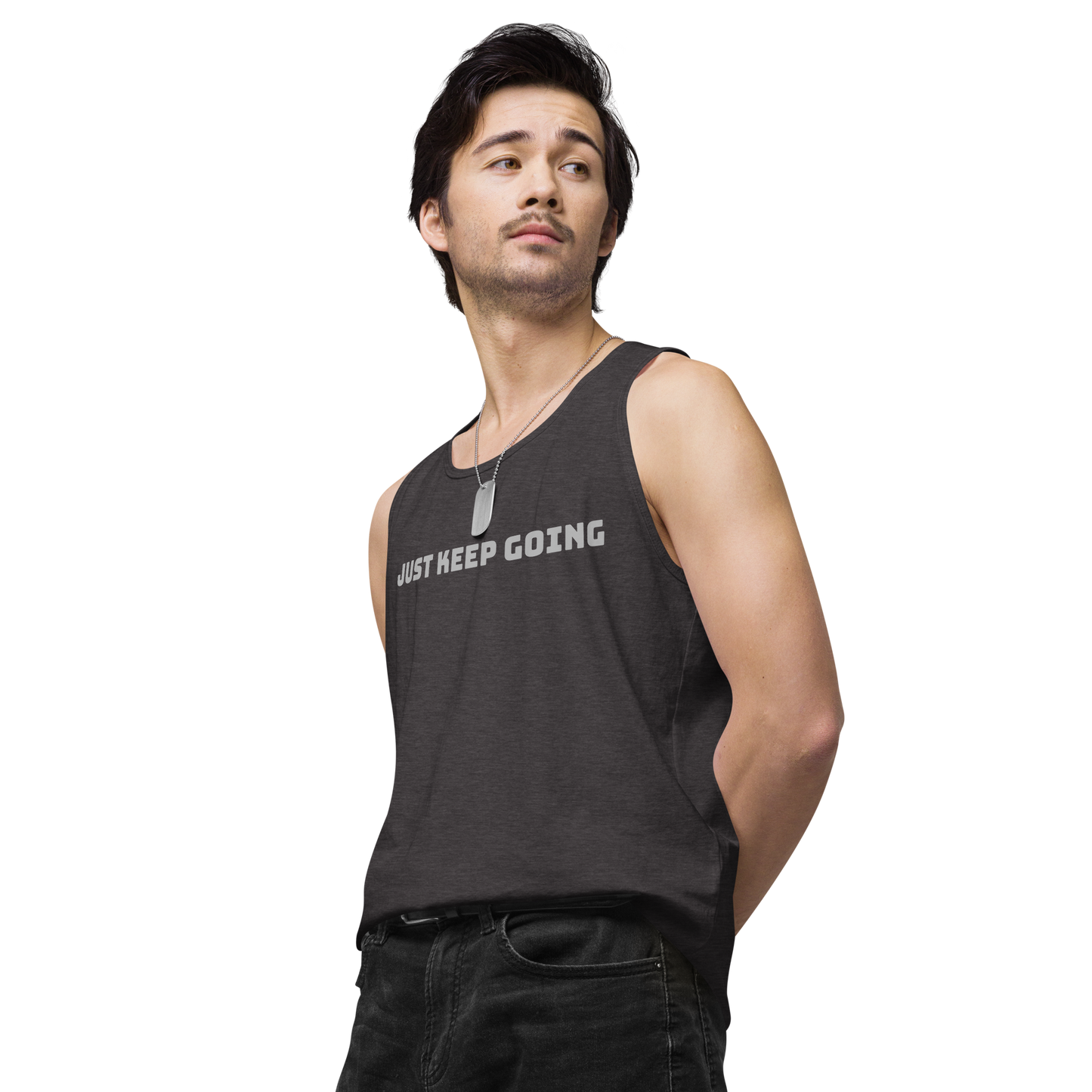 Men’s "Just Keep Going" Premium Tank Top