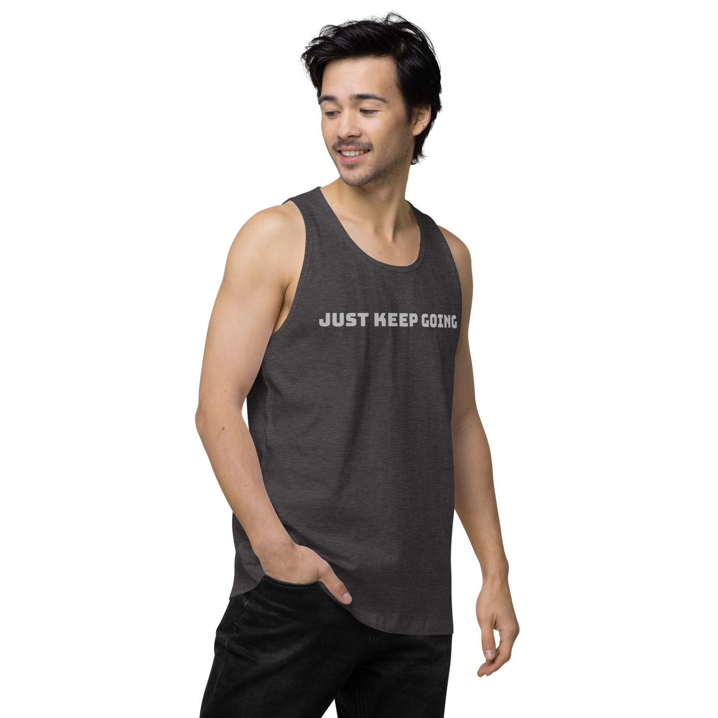 Men’s "Just Keep Going" Premium Tank Top