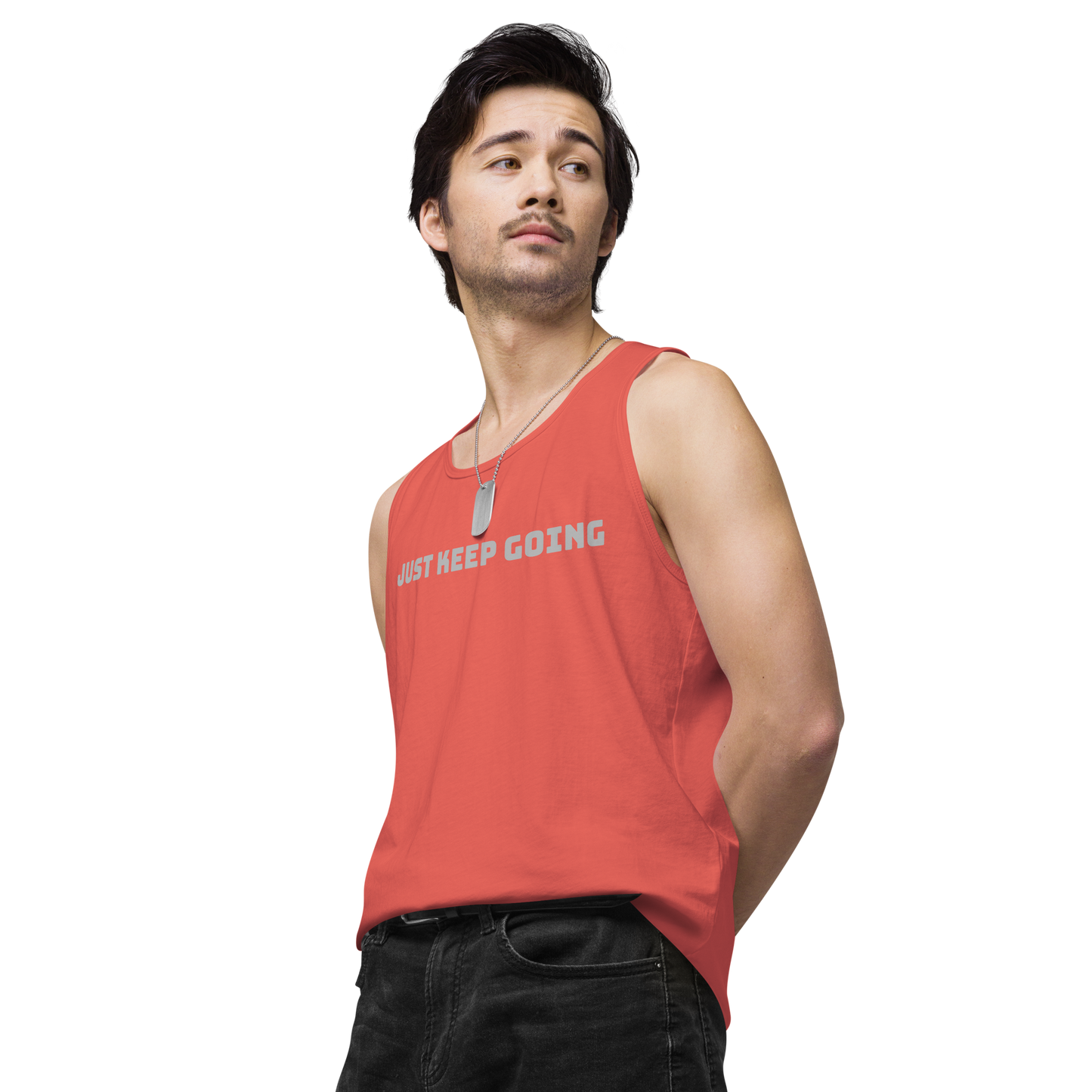 Men’s "Just Keep Going" Premium Tank Top
