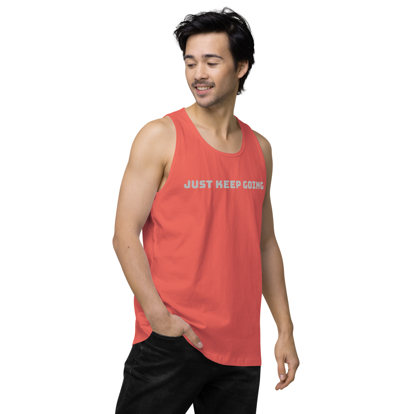Men’s "Just Keep Going" Premium Tank Top