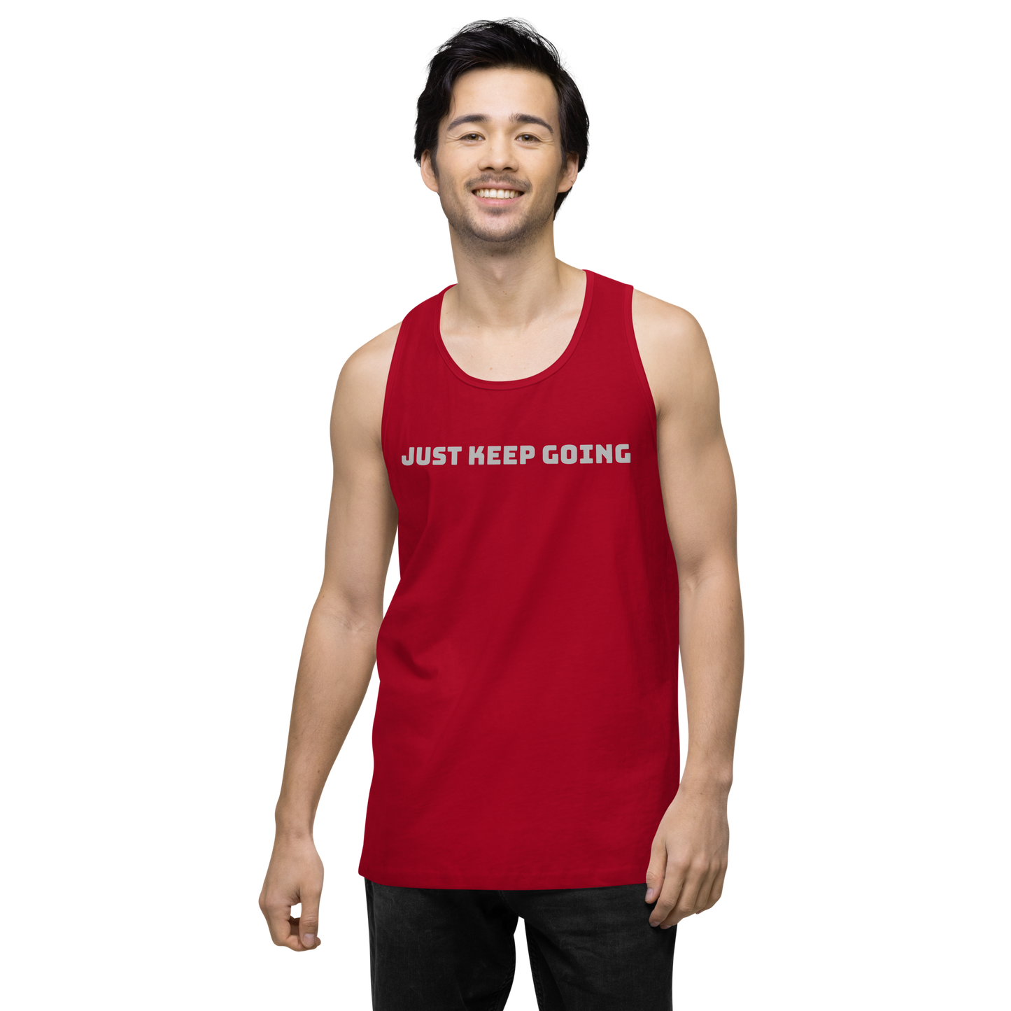 Men’s "Just Keep Going" Premium Tank Top