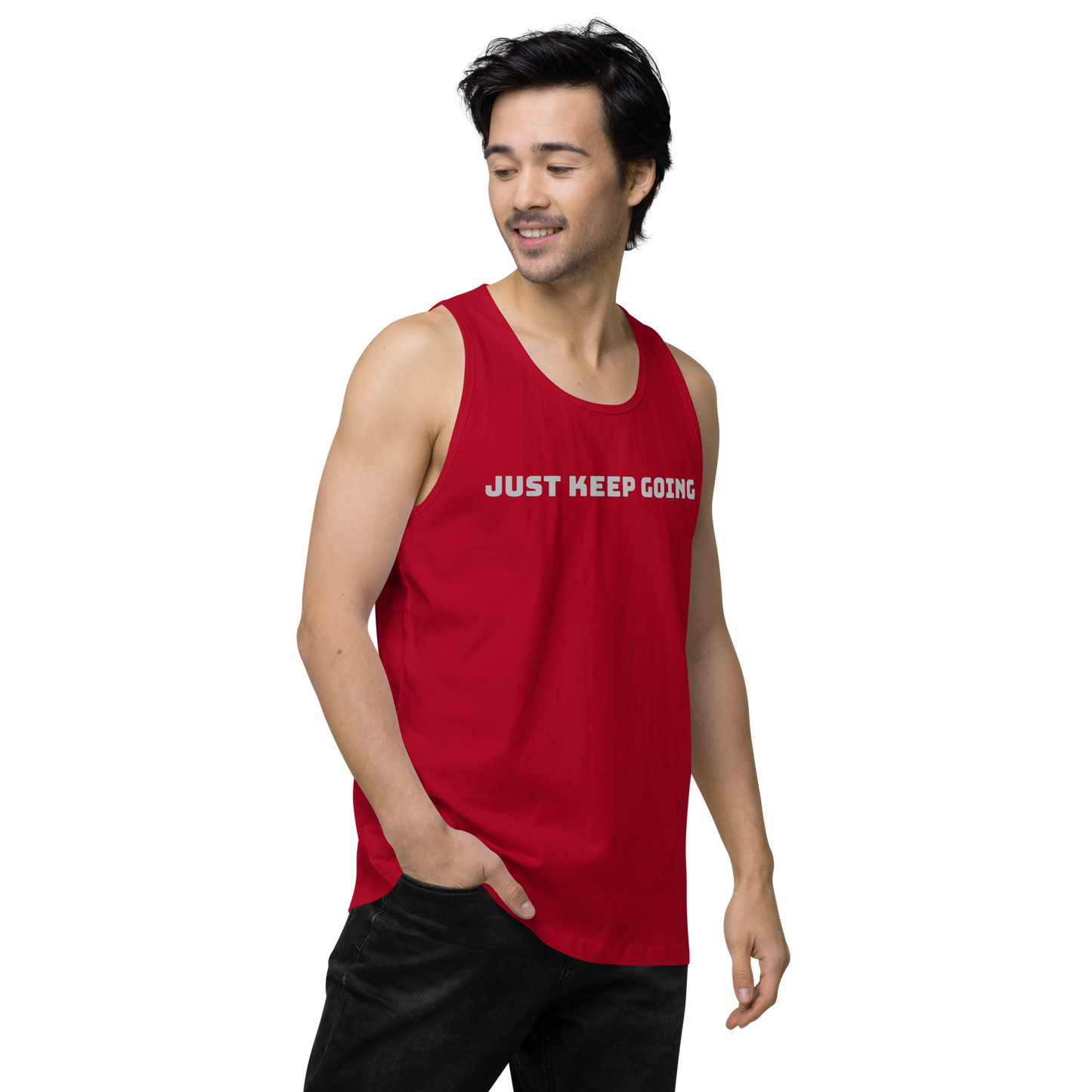 Men’s "Just Keep Going" Premium Tank Top