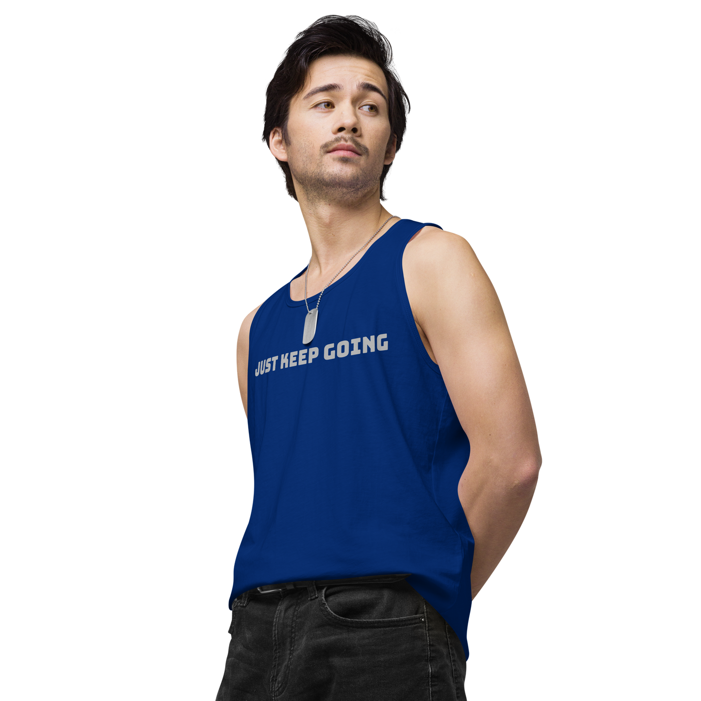 Men’s "Just Keep Going" Premium Tank Top