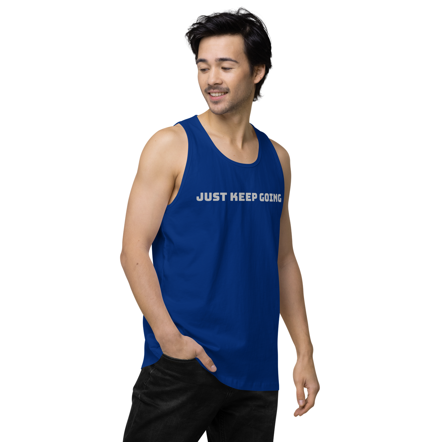 Men’s "Just Keep Going" Premium Tank Top