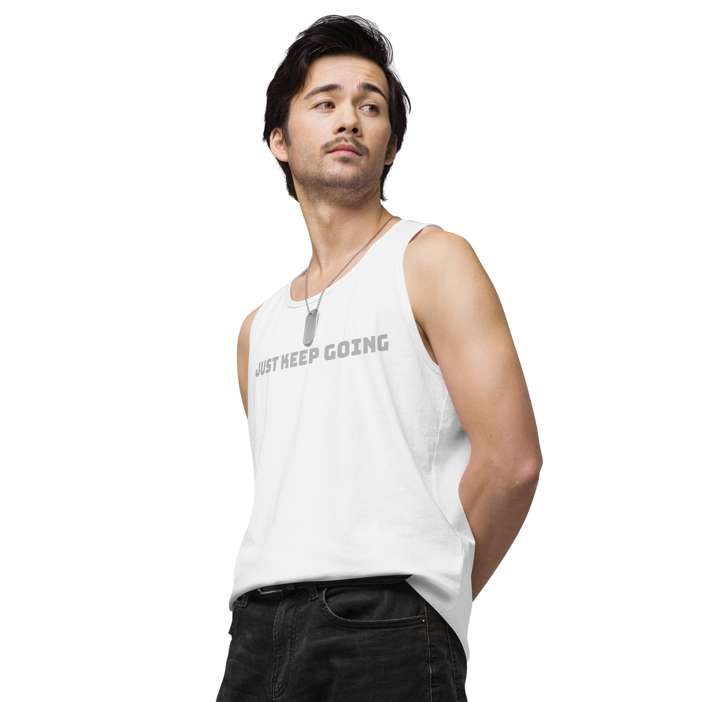 Men’s "Just Keep Going" Premium Tank Top