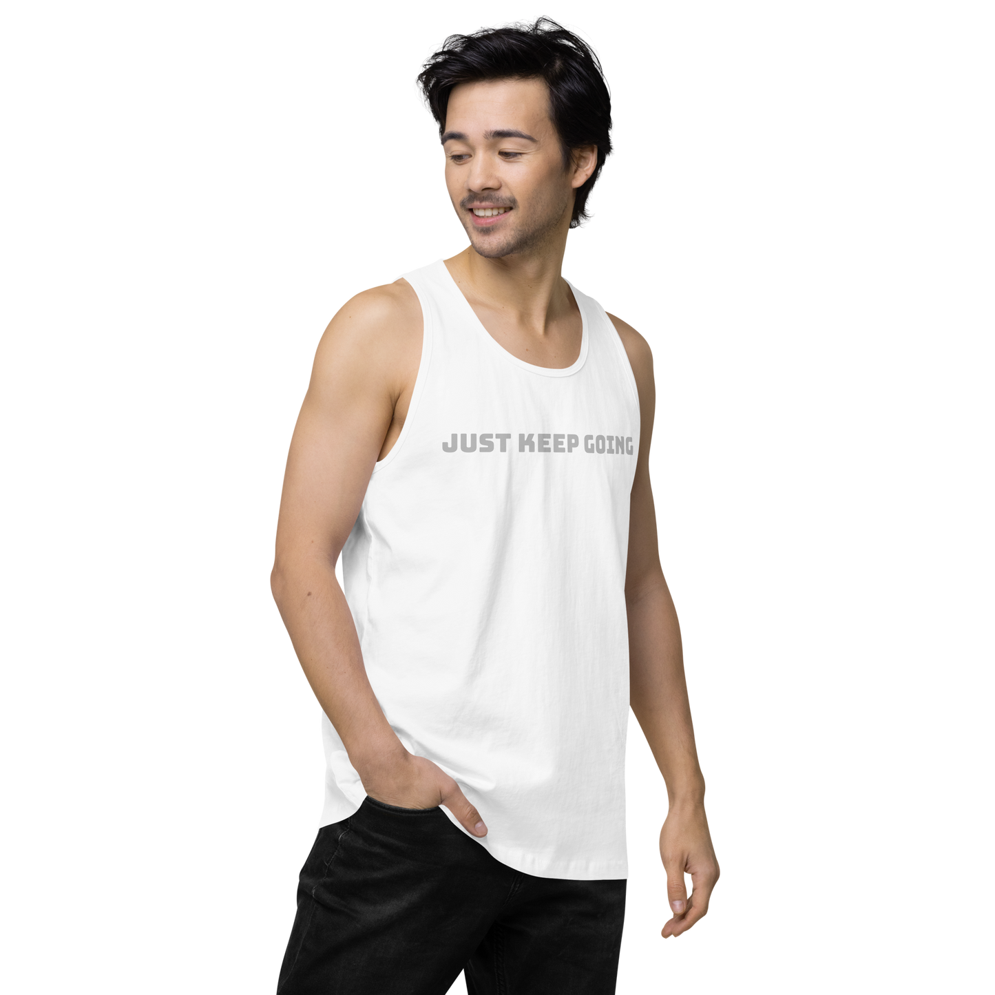 Men’s "Just Keep Going" Premium Tank Top