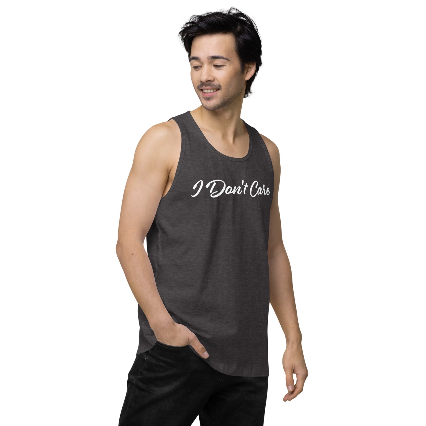 Men’s "I Don't Care" Premium Tank Top