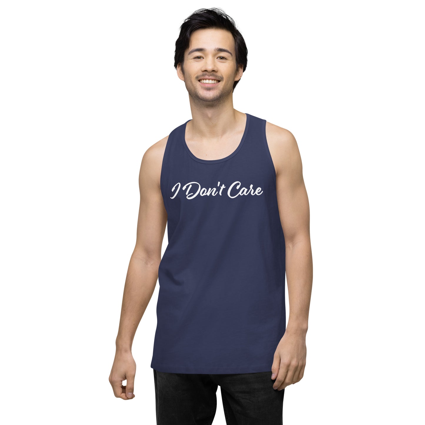 Men’s "I Don't Care" Premium Tank Top