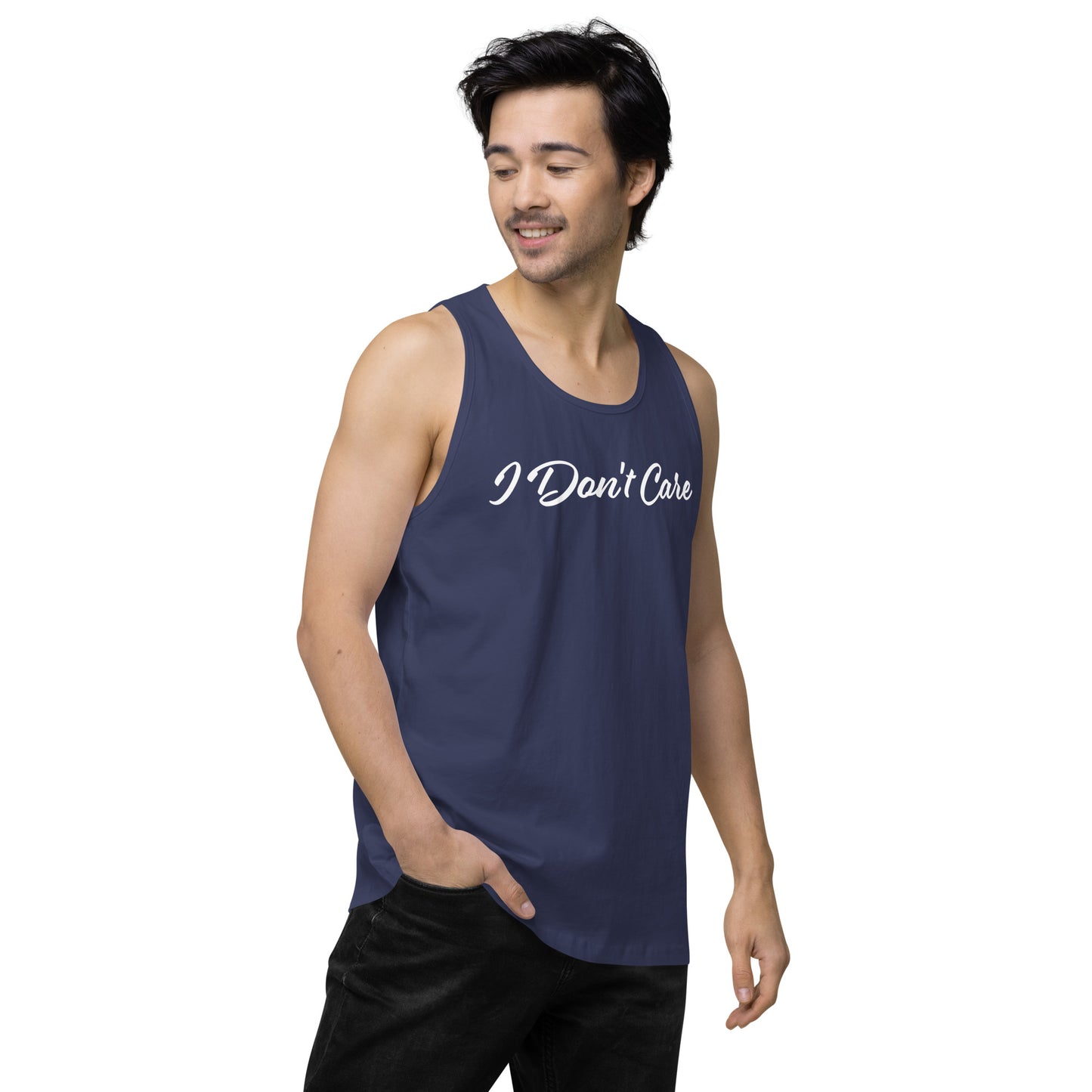 Men’s "I Don't Care" Premium Tank Top