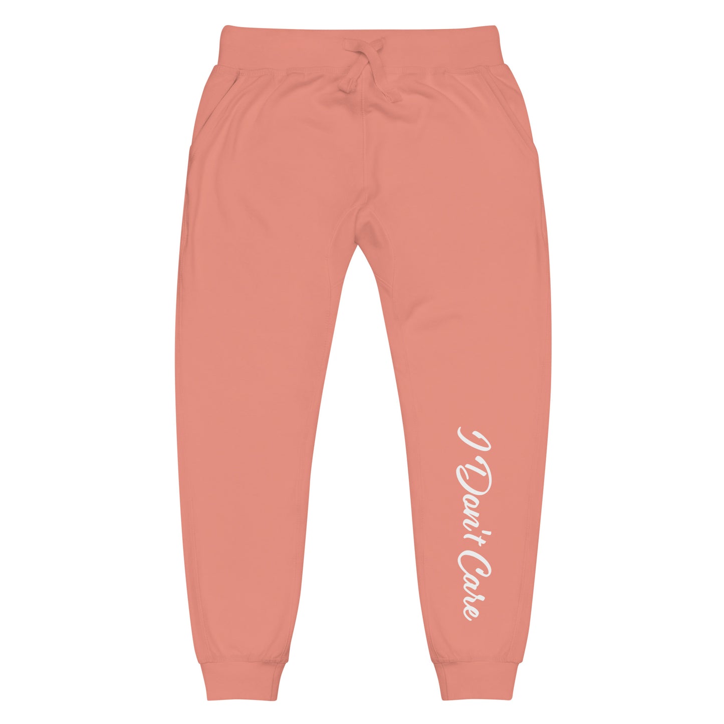 Unisex "I Don't Care" Fleece Sweatpants