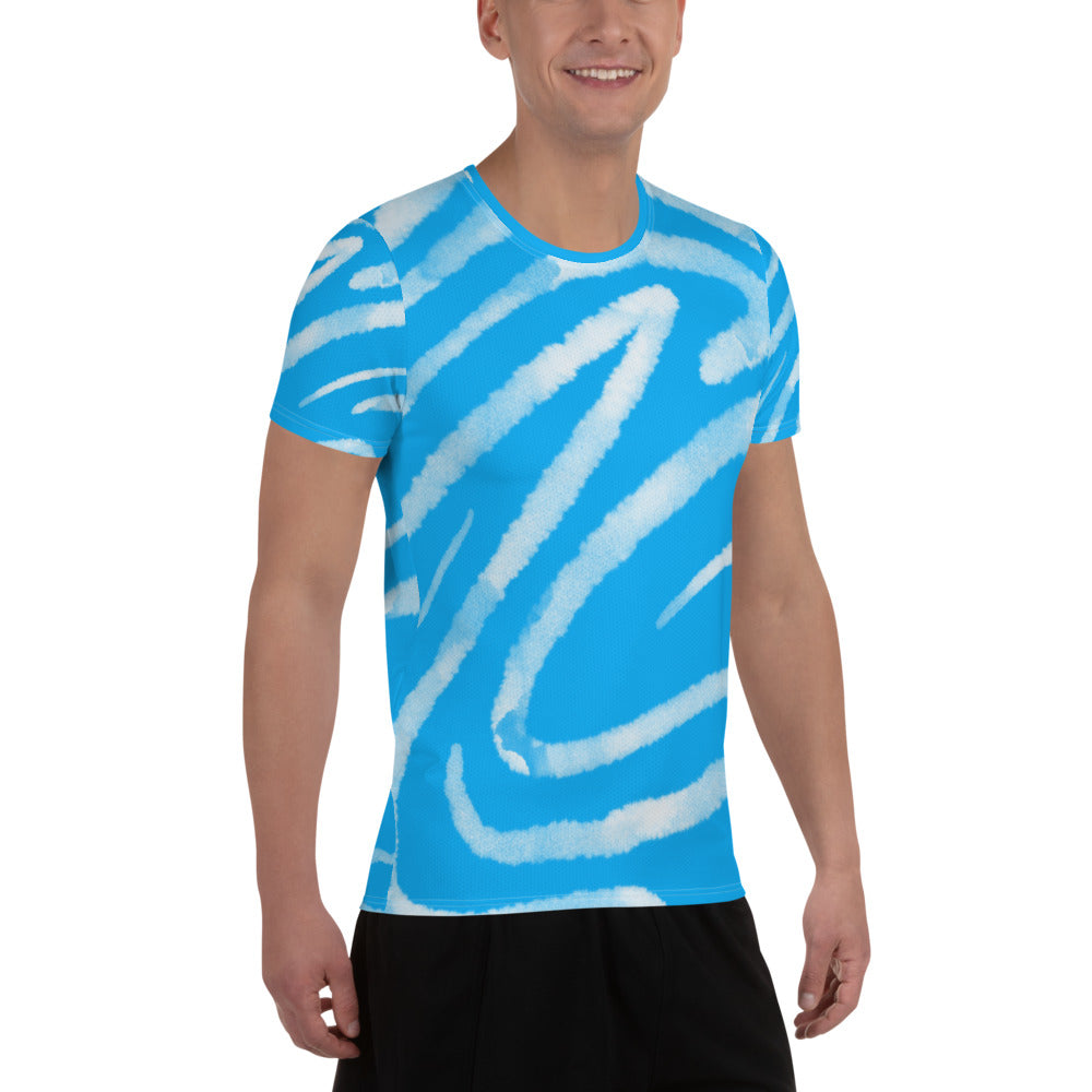 Men's "Clouds" Polyester T Shirt